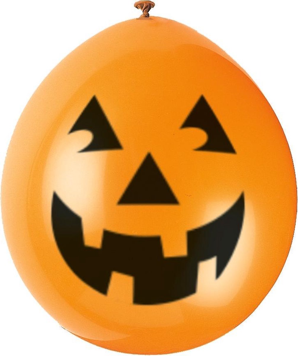 UNIQUE - Set lachende pompoenen ballonnen Halloween - Decoratie > Ballonnen